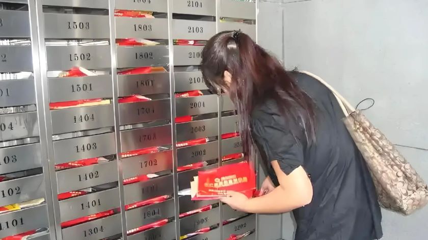 百城地推网-DM信箱投递服务现场实拍